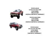 Kit Correia Dentada Toyota Hilux 2.8 Cd/Cs/Dlx/Sr5 2.8 8V Diesel 4X2/4X4 92/01 (Motor 3L/Aspirado) - 109734
