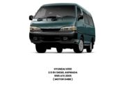 Virabrequim Hyundai H100 2.5 8V Aspirada Diesel 1999 ate 2005 (Motor D4BB) - 110112