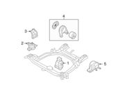 Coxim Motor Hyundai Santa Fé 2.4 16V/3.5 V6 24V 2011 ate 2014 (LE) - 112024