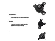 Coxim Motor Hyundai Santa Fé 2.4 16V/2.7/3.5 V6 24V 2006 ate 2014 (Lado Direito) - 112270