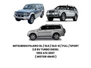 Bomba Água Mitsubishi Pajero GL/GLS/GLS-B/Full/Sport 2.8 8V Turbo Diesel 1993 ate 2007 (MT 4M40) - 115228