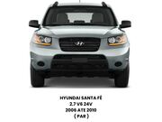 Disco Freio Traseiro Hyundai Santa Fé 2.7 V6 24V 2006 ate 2010 (Par) - 119218