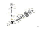 Polia Virabrequim Mitsubishi L200 Triton Sport 2.4 16V Turbo Diesel 2017 ate 2022 (MT 4N15) - 119324