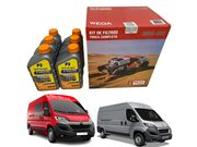 Kit Troca Oleo e Filtros Citroen Jumper 2.0/2.2 16V Turbo Diesel 2019 ate 2024 (Euro 6)