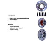 Cubo Roda Traseira Iveco Daily 3510/3513/3813 2.8 8V TB DIESEL 97/07  Rodagem Dupla - 119735