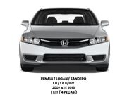Bucha Bandeja Renault Logan/Sandero 1.0/1.6 8/16V 2007 ate 2013 (Kit/ 4 Pecas) - 120315