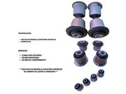 Bucha Bandeja Renault Logan/Sandero 1.0/1.6 8/16V 2007 ate 2013 (Kit/ 4 Pecas) - 120316
