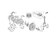 Polia Virabrequim Honda New Civic 1.8 16V 2006 ate 2011 (Motor R18A1/R18A2/R18A6) - 120330