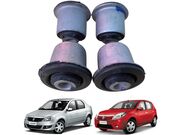 Bucha Bandeja Renault Logan/Sandero 1.0/1.6 8/16V 2007 ate 2013 (Kit/ 4 Pecas)