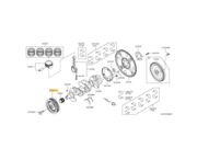 Polia Virabrequim Nissan Kicks 1.6 16V Flex 2017 ate 2022 (Mt HR16DE/H4M) - 120426