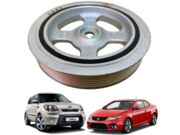 Polia Virabrequim Hyundai HB20 1.6 16V Flex 2012 ate 2019 (Motor G4FC) - 120647