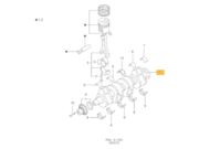 Virabrequim Ford Transit 2.4 16V Turbo Diesel 2008 ate 2011 (Mt JXFA/EURO 3) - 120913
