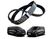 Correia Alternador Peugeot Expert 1.6 8V Turbo Diesel 2018 ate 2022 (Motor DV6FCU/Com AR)