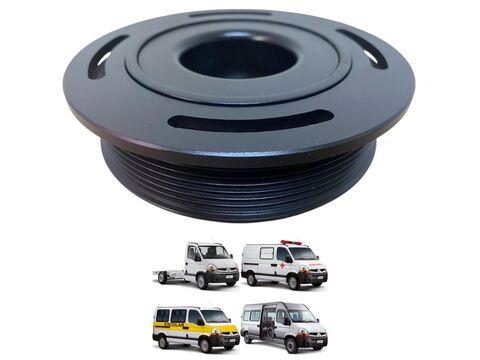 Polia Virabrequim Renault Master 2.5 16V TB DIESEL 2010 / 2013 (Mt G9U/Com AR)