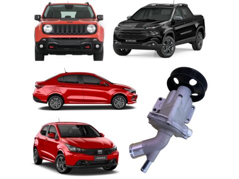 Bomba Agua Jeep Renegade 1.8 16V Flex 2015 ate 2021 (Motor E-Torq)