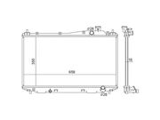 Radiador Honda Civic 1.7 16V 2001 ate 2006 (Manual) - 124417