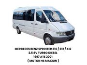 Motor Partida Mercedes Benz Sprinter 310/312/412 2.5 8V TB Diesel 1997 ate 2001 (MT HS MAXION) - 124642