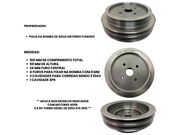 Polia Bomba Agua Mitsubishi L200 Sport/Outdoor 2.5 8V TB Diesel 2003 ate 2012 (Motor 4D56) - 124706