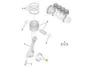 Bronzina Biela Peugeot Expert 1.6 8V Turbo Diesel 2018 ate 2022 (MT DV6FCU/STD) - 124734