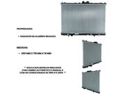 Radiador Mitsubishi Space Wagon 2.4 16V 1999 ate 2005 (Automática) - 126104